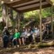 outdoor ed courses students learning in coastal redwood forest - outdoor ed courses